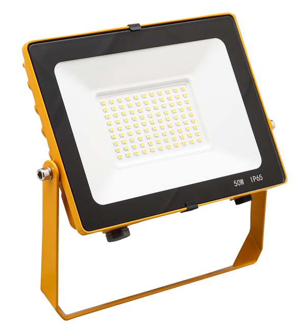 Red Arrow CMT50Y Comet Site Floodlight 50W 5000lm 4000K IP65 Yellow