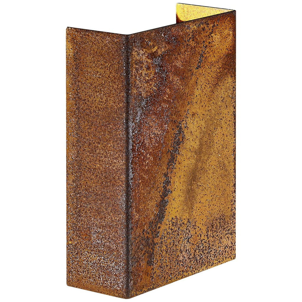 Nordlux 2019051038 Fold 15 LED Wall Light IP54, Corten Steel