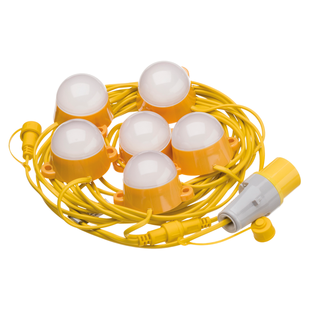Red Arrow FKF1230YPW 110V Festoon Kit Connectable 6-Way 12m