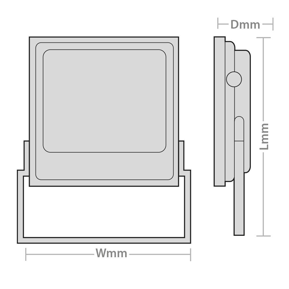 Red Arrow FLSMD50BPIR-1 50W FLSMD Floodlight with PIR