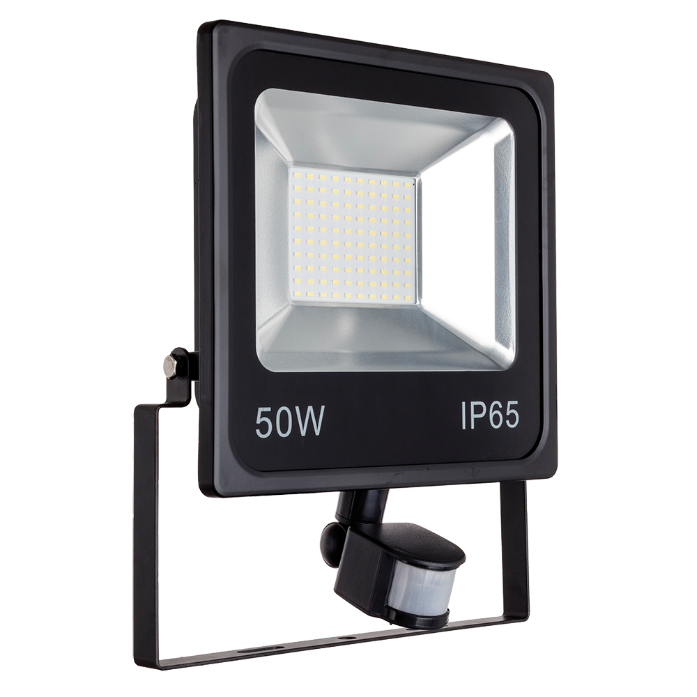50W FLSMD Floodlight with PIR