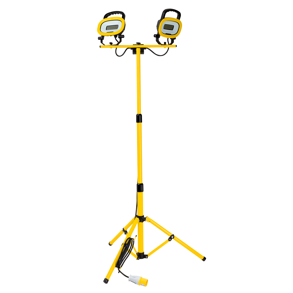 Red Arrow GLW218 Garrison Tripod Work Light - Twin Head 110V