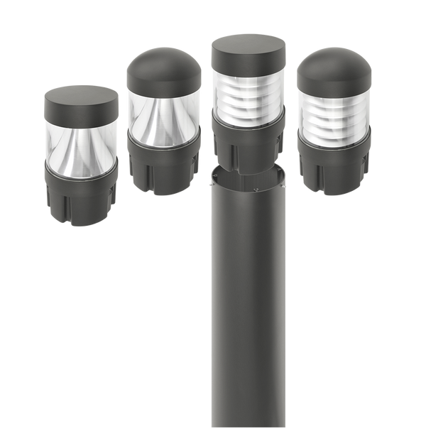 Red Arrow GRD24A-FC-CCT Guard Bollard Flat Head Cone Anthracite 24W 2CCT