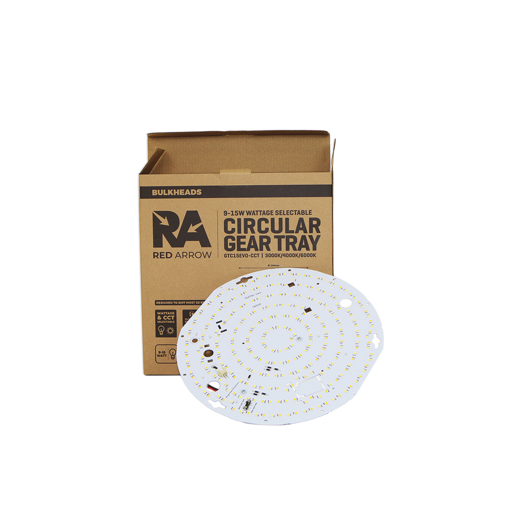 Circular Gear Tray 9/11/13/15W 3CCT 3/4/6K Plug & Play