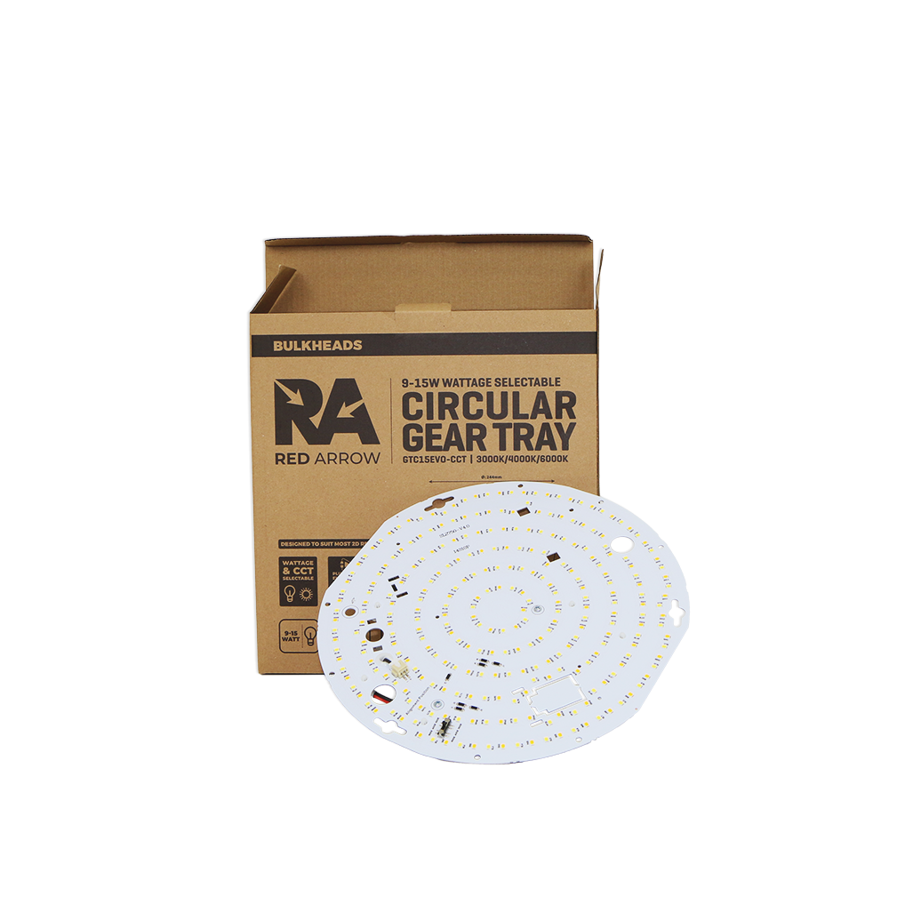Circular Gear Tray 9/11/13/15W 3CCT 3/4/6K Plug & Play