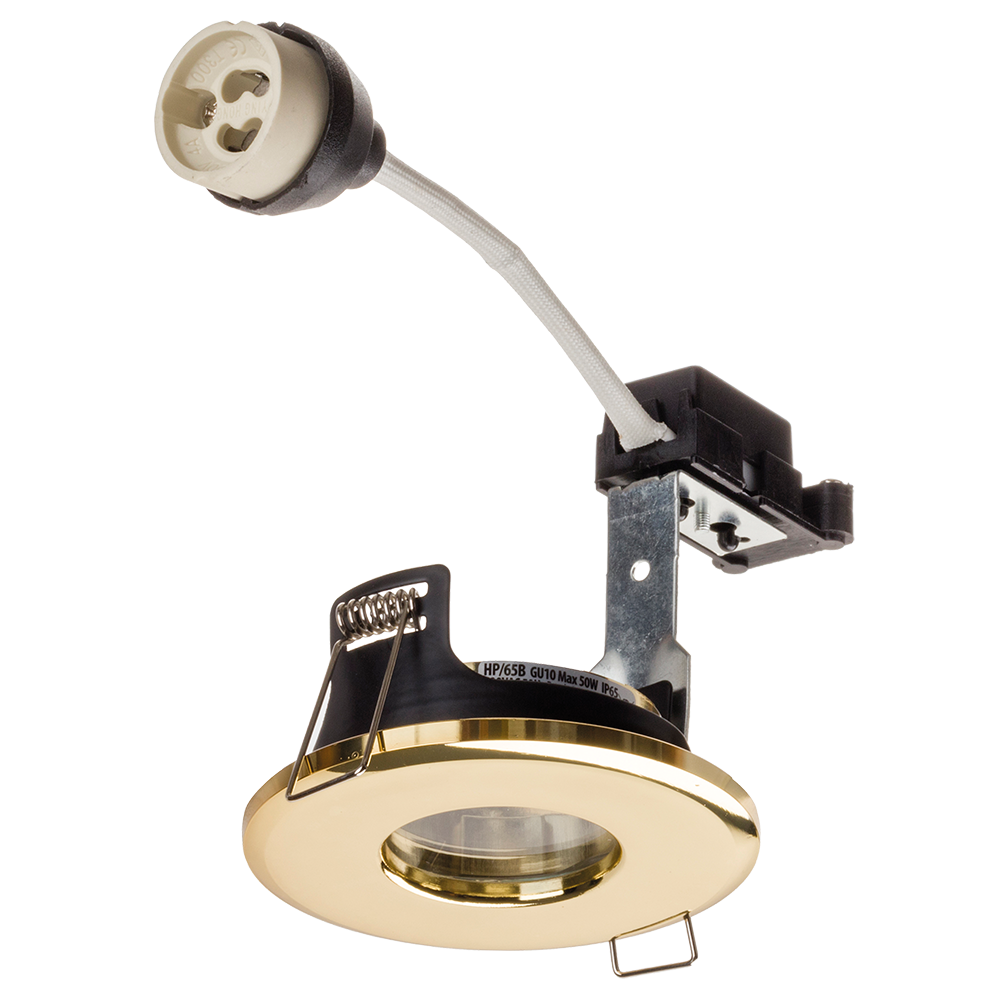 Red Arrow HP/65B Hoop Plus GU10 Downlight IP65 Brass