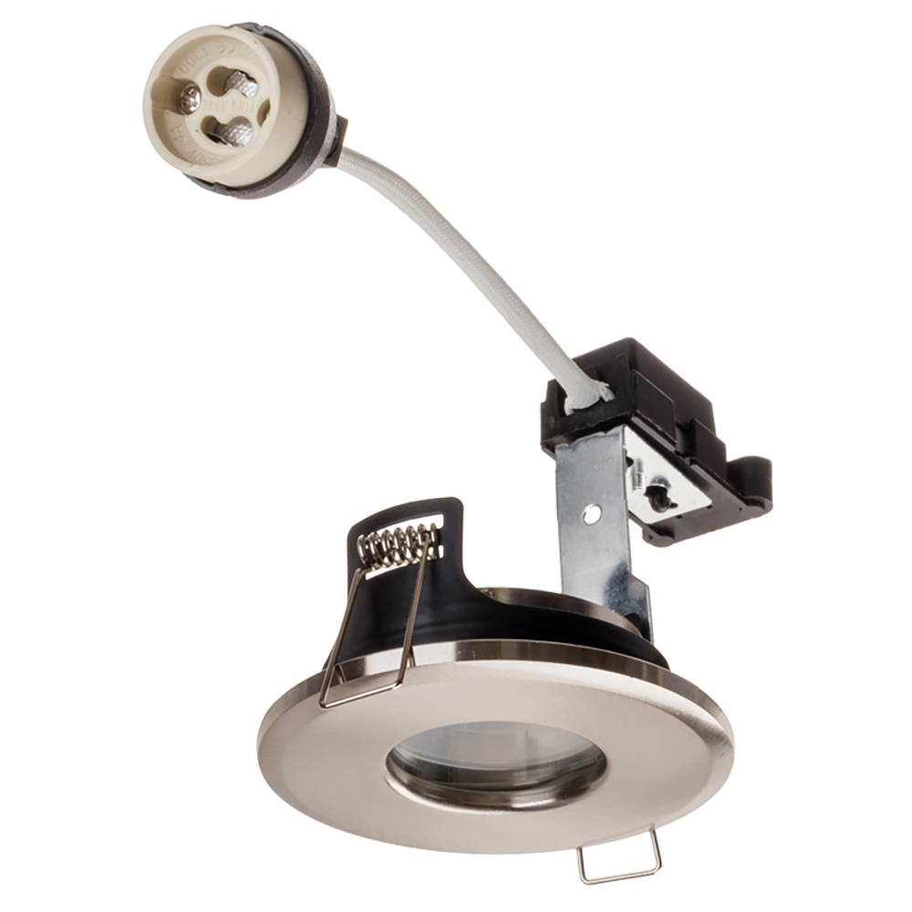 Hoop Plus GU10 Downlight IP65 Satin Chrome