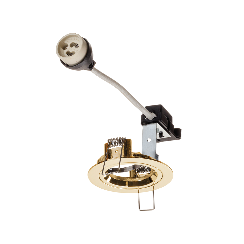 Hoop Plus GU10 Downlight Fixed Brass
