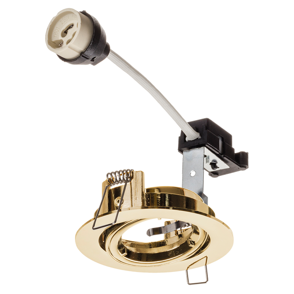 Red Arrow HP/TB Hoop Plus GU10 Downlight Tilt Brass
