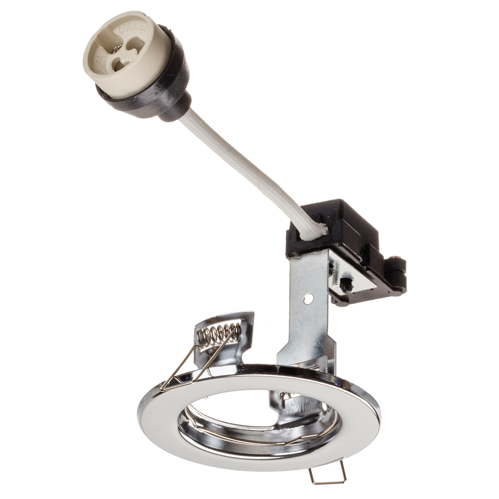 Red Arrow HS/FC Hoop GU10 Downlight Fixed Chrome