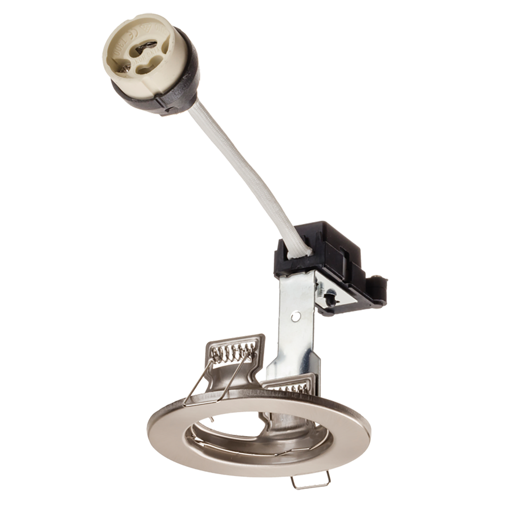 Red Arrow HS/FSC Hoop GU10 Downlight Fixed Satin Chrome