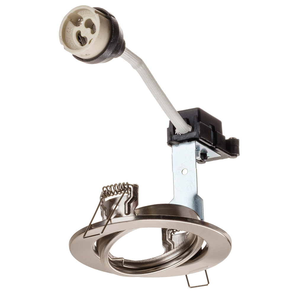 Hoop GU10 Downlight Tilt Satin Chrome