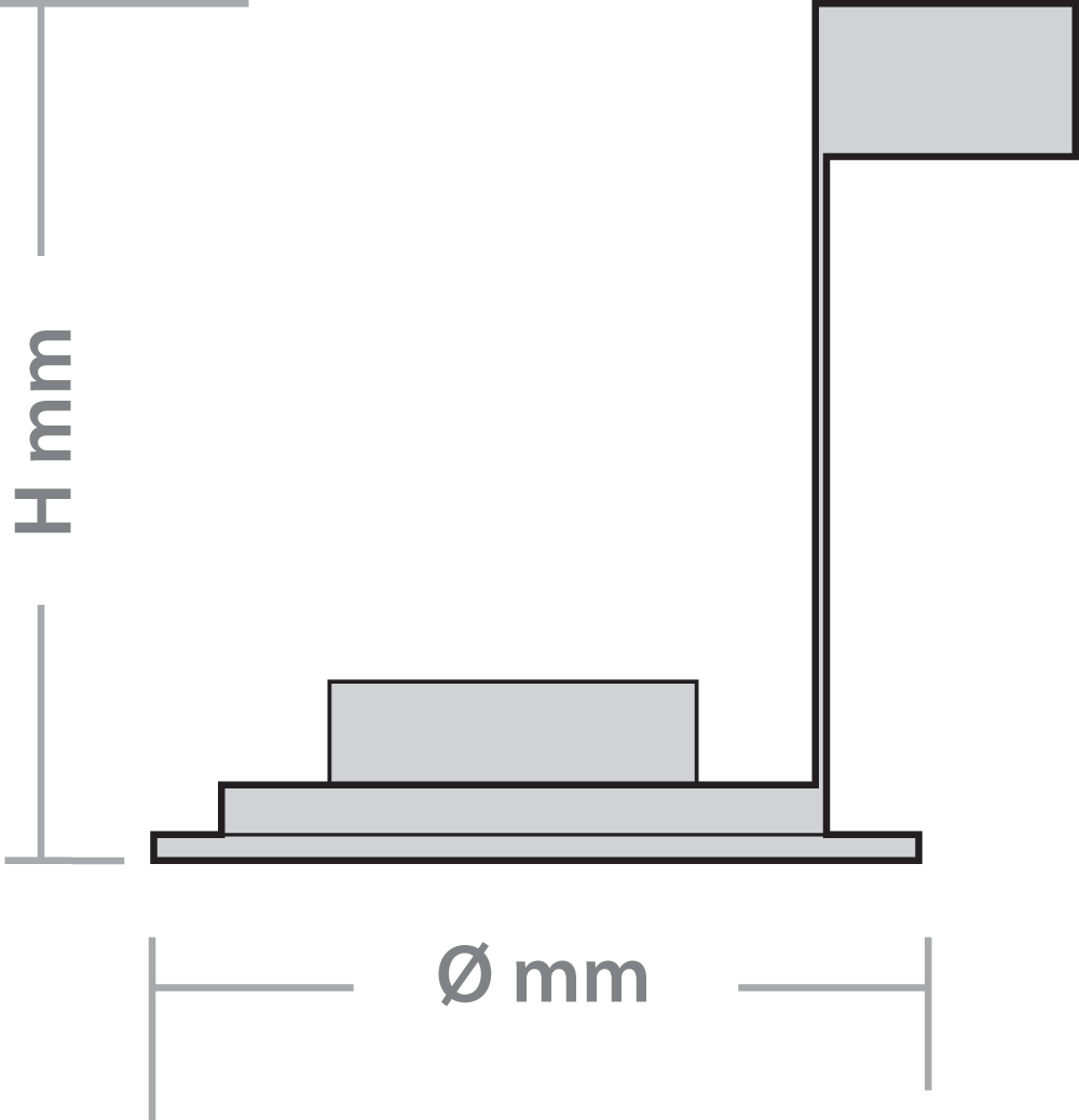 Red Arrow HS/FW Hoop GU10 Downlight Fixed White