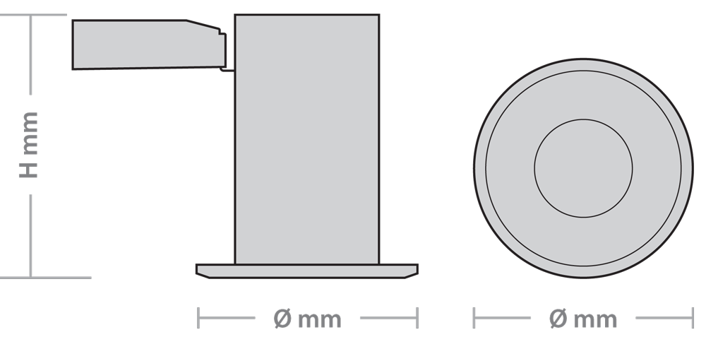 Ignis Plus GU10 Downlight Fixed Brass