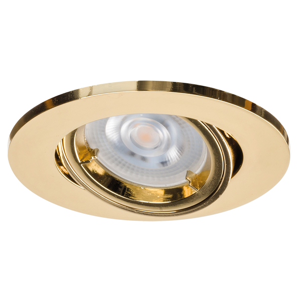 Red Arrow IGP/TB Ignis Plus GU10 Downlight Tilt Brass