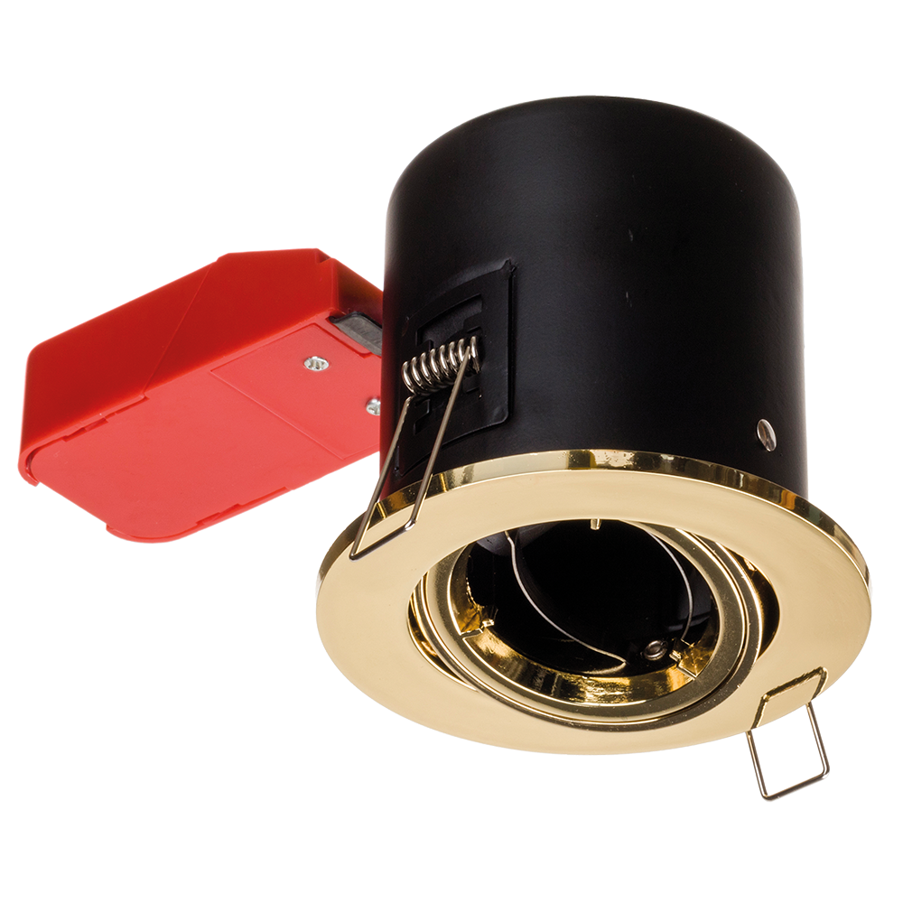 Red Arrow IGP/TB Ignis Plus GU10 Downlight Tilt Brass