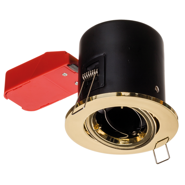 Red Arrow IGP/TB Ignis Plus GU10 Downlight Tilt Brass