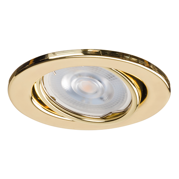Red Arrow IGS/TB Ignis GU10 Downlight Tilt Brass