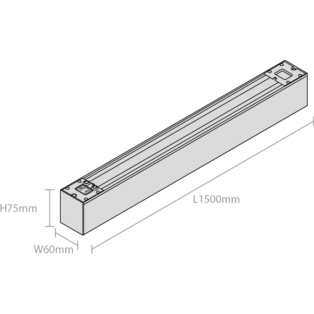 Laser Linear 1500mm 6000lm 50W White