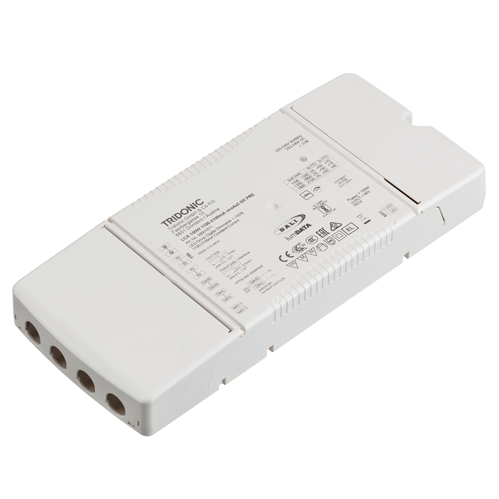 Red Arrow LEDDRIVER100D Tridonic DALI/ Switch Dim Driver Dimmable 1100mA - 2100mA