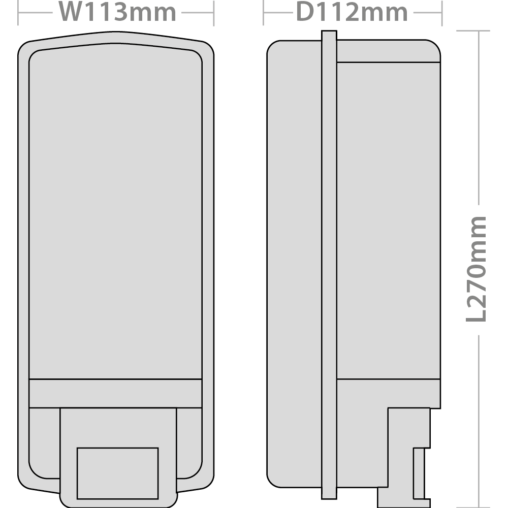 Red Arrow LF13LEDPIR LF13 Bulkhead with PIR