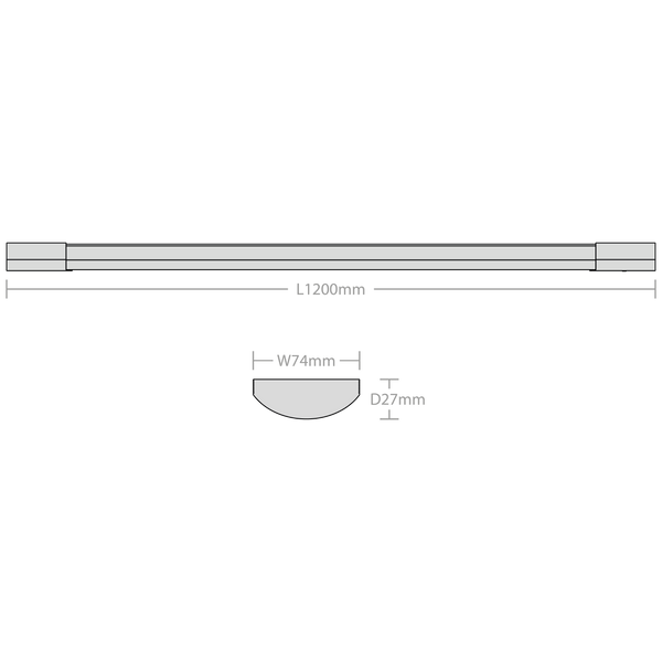 Linear II LED Slim Batten 1200mm
