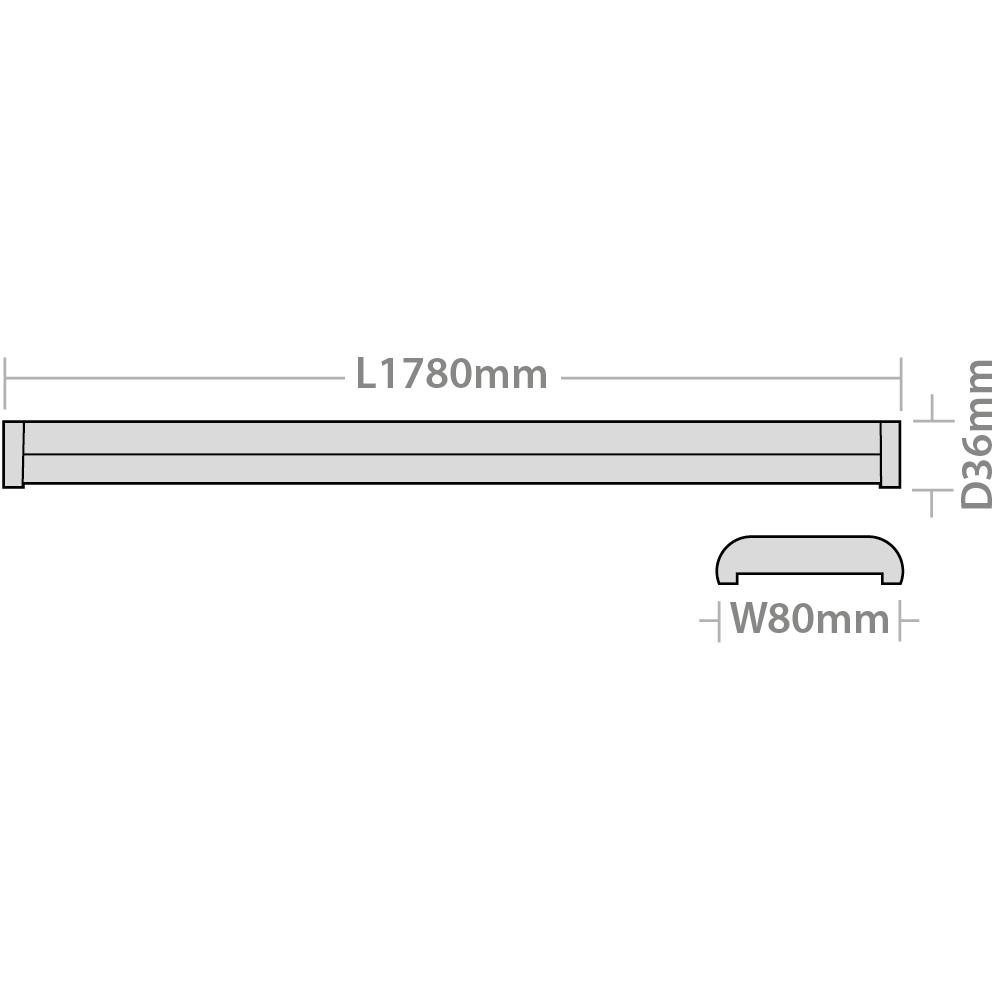 LED Linear Fitting 1800mm