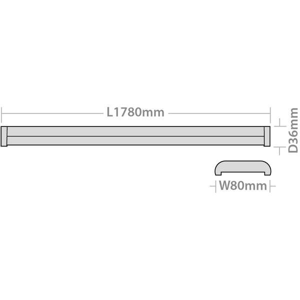 LED Linear Fitting 1800mm