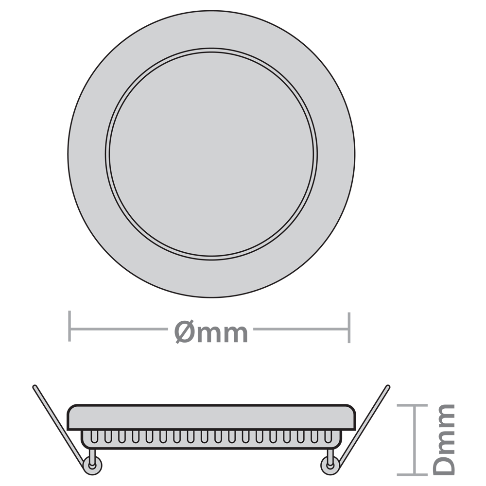 Red Arrow ORB6-30 Orbit Circular Downlight 6W 3000K