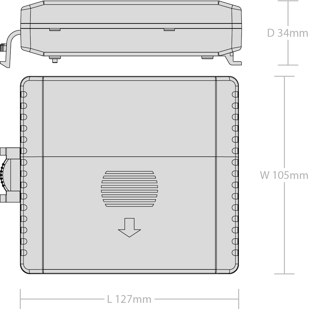 Bulkhead Plug and Play 3Hr Self Test Emergency Kit