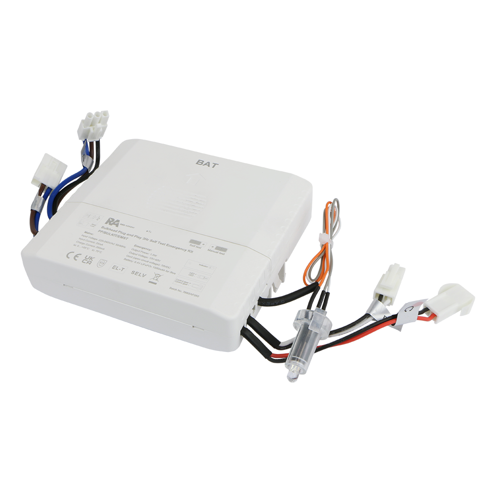 Bulkhead Plug and Play 3Hr Self Test Emergency Kit