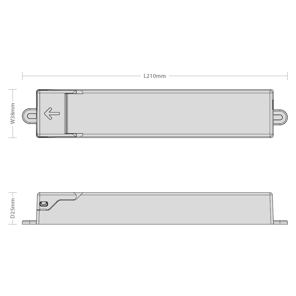 Batten Plug & Play 240V 3Hr Self Test Emergency Kit