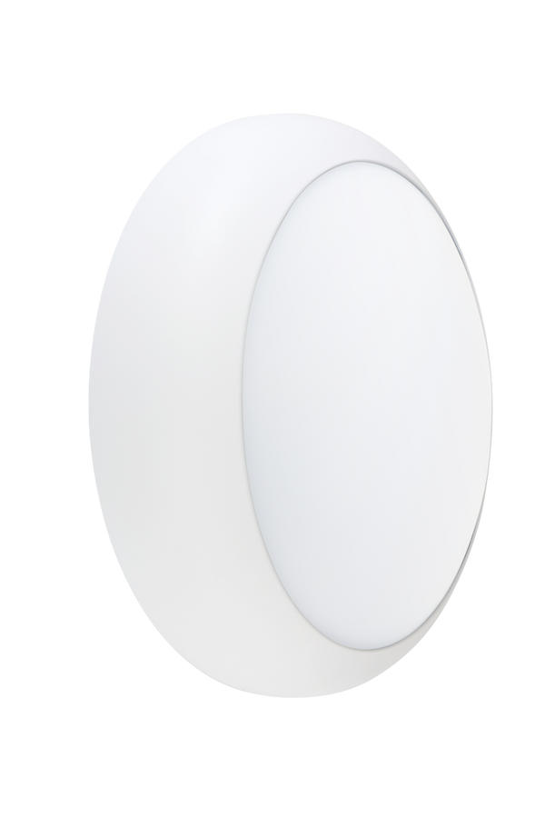 Platinum HO Bulkhead 18W 3000/4000/6000K c/w 3Hr Emergency White Bezel