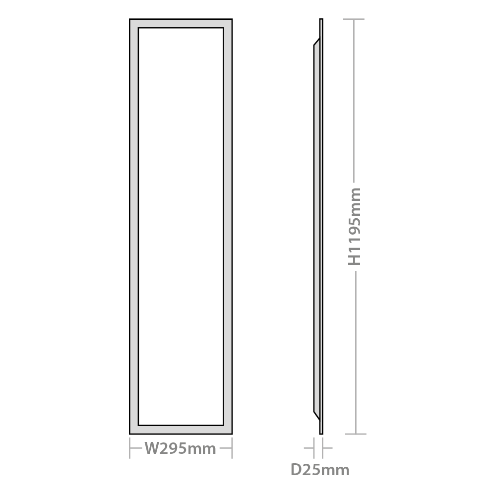 Rhombus Pro 295mm x 1195mm High Output UGR<19