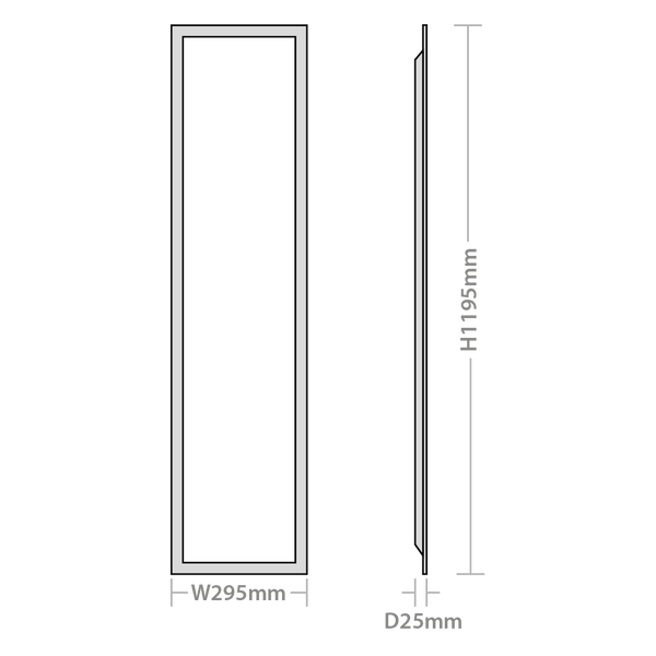 Rhombus Pro 295mm x 1195mm High Output UGR<19