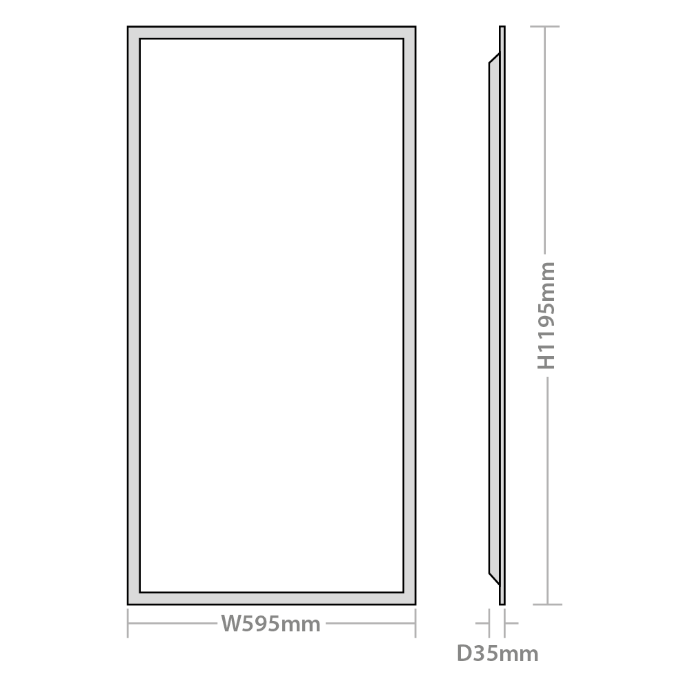 Rhombus Pro 595mm x 1195mm High Output UGR<19