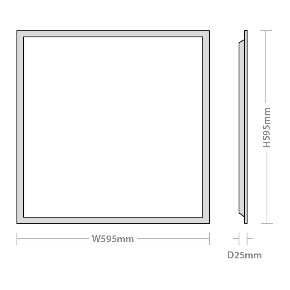 Rhombus Pro 595mm x 595mm High Output UGR<19