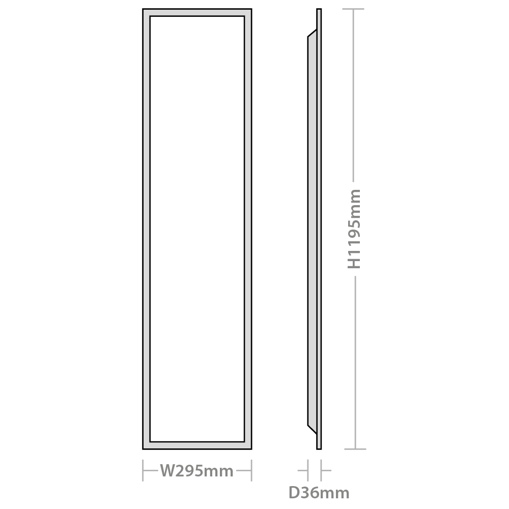 Rhombus Pro 295mm x 1195mm High Output