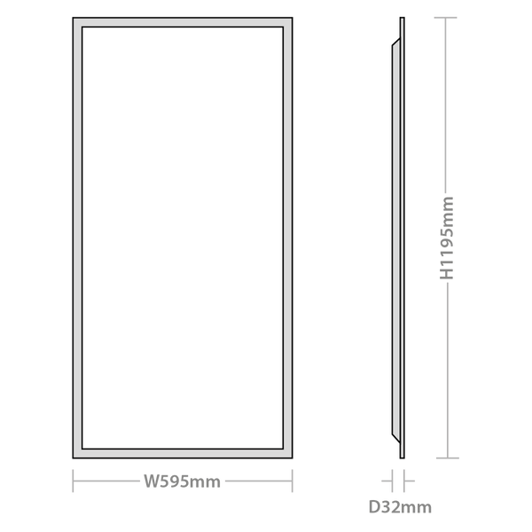 Red Arrow RBX12640-60 Rhombus Plus 595mm x 1195mm TP(b)