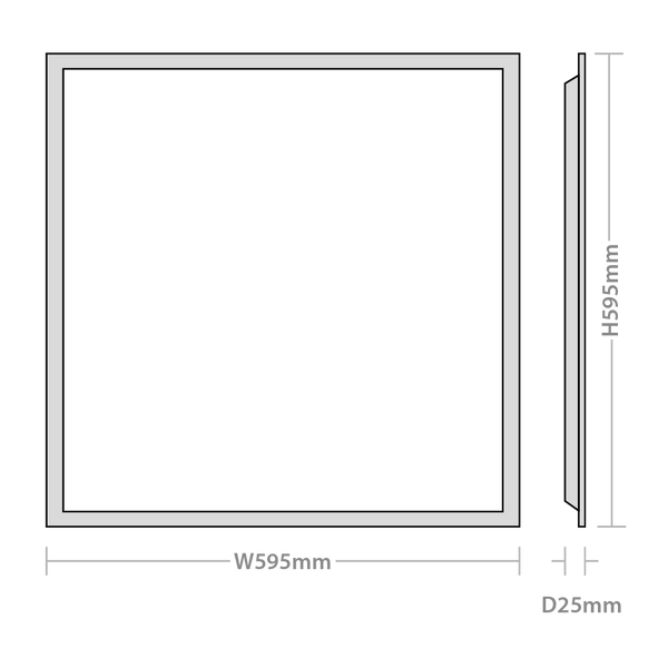Red Arrow RBX6634-40-UGR19 Rhombus Plus Low Glare Recessed Panel UGR<19 TPa