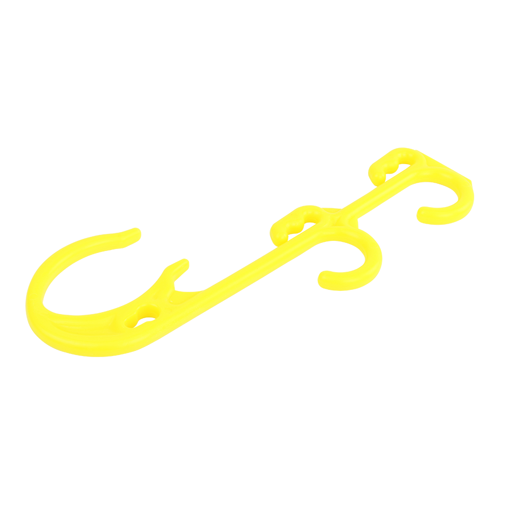 Festoon Cable Hanging Sky Hook - 10 Pack Yellow