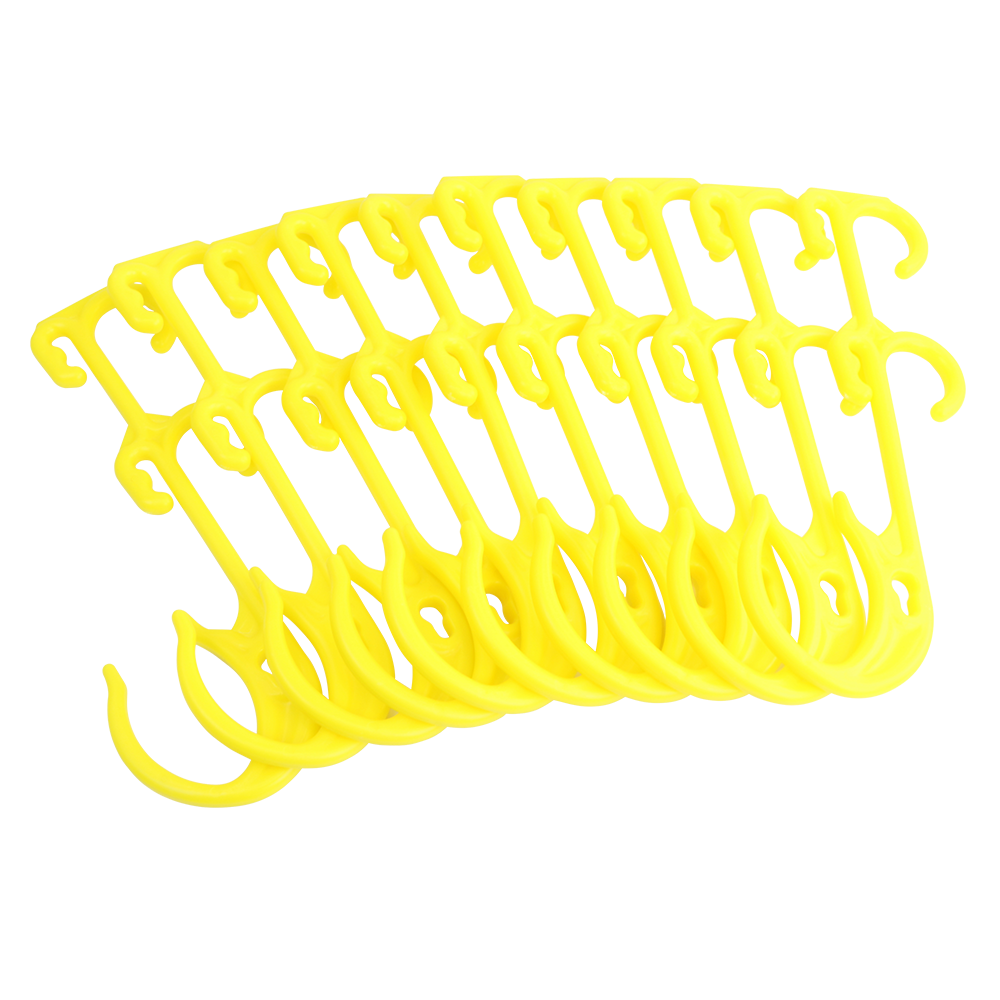 Festoon Cable Hanging Sky Hook - 10 Pack Yellow