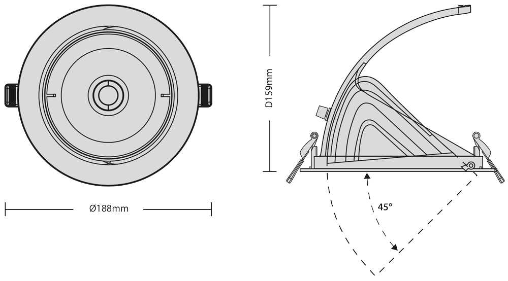 Shoplight Pro Circular – Commercial Lighting by Right Lights