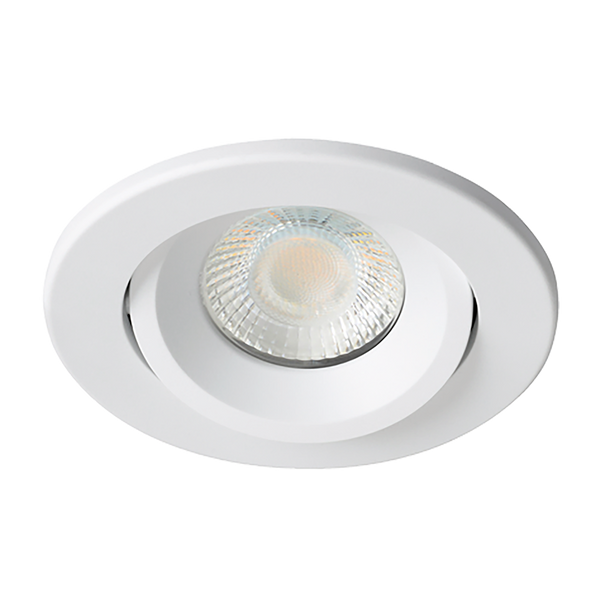 Stellar Tilt Fire Rated Downlight IP65 White 6W 4CCT 2700/3000/4000/6000K
