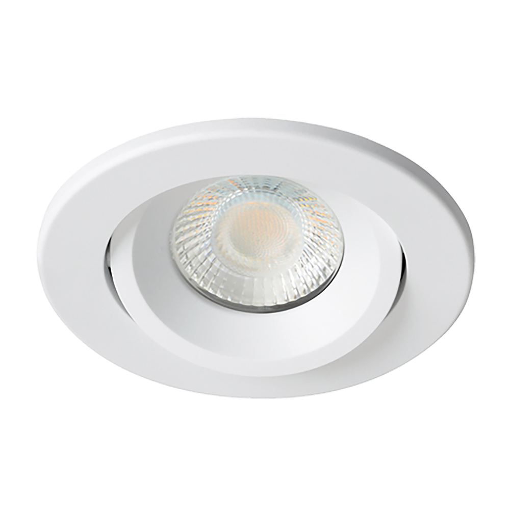 Red Arrow SR/T/W Stellar Tilt Fire Rated Downlight IP65 White 6W 4CCT 2700/3000/4000/6000K