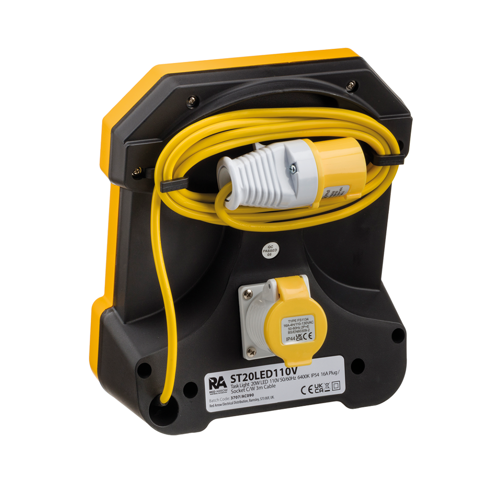 Portbale Task Light 110V c/w 3m cable & plug