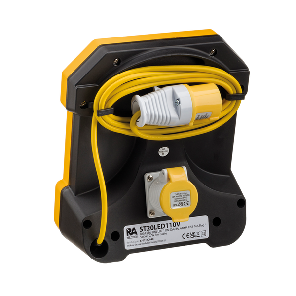 Portbale Task Light 110V c/w 3m cable & plug