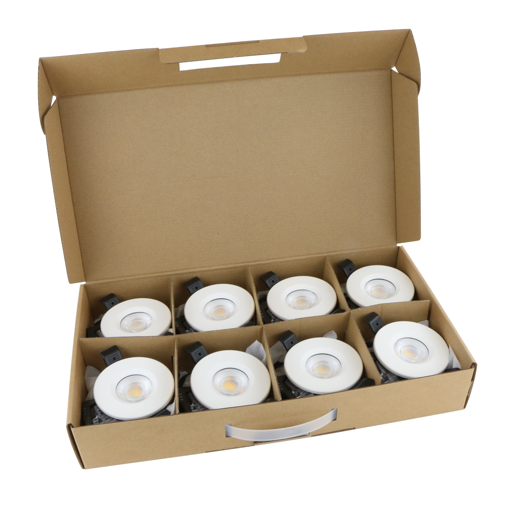 Red Arrow SR/ECO/8/W Stellar ECO 8 Pack Fire Rated Downlight 6W 3CCT
