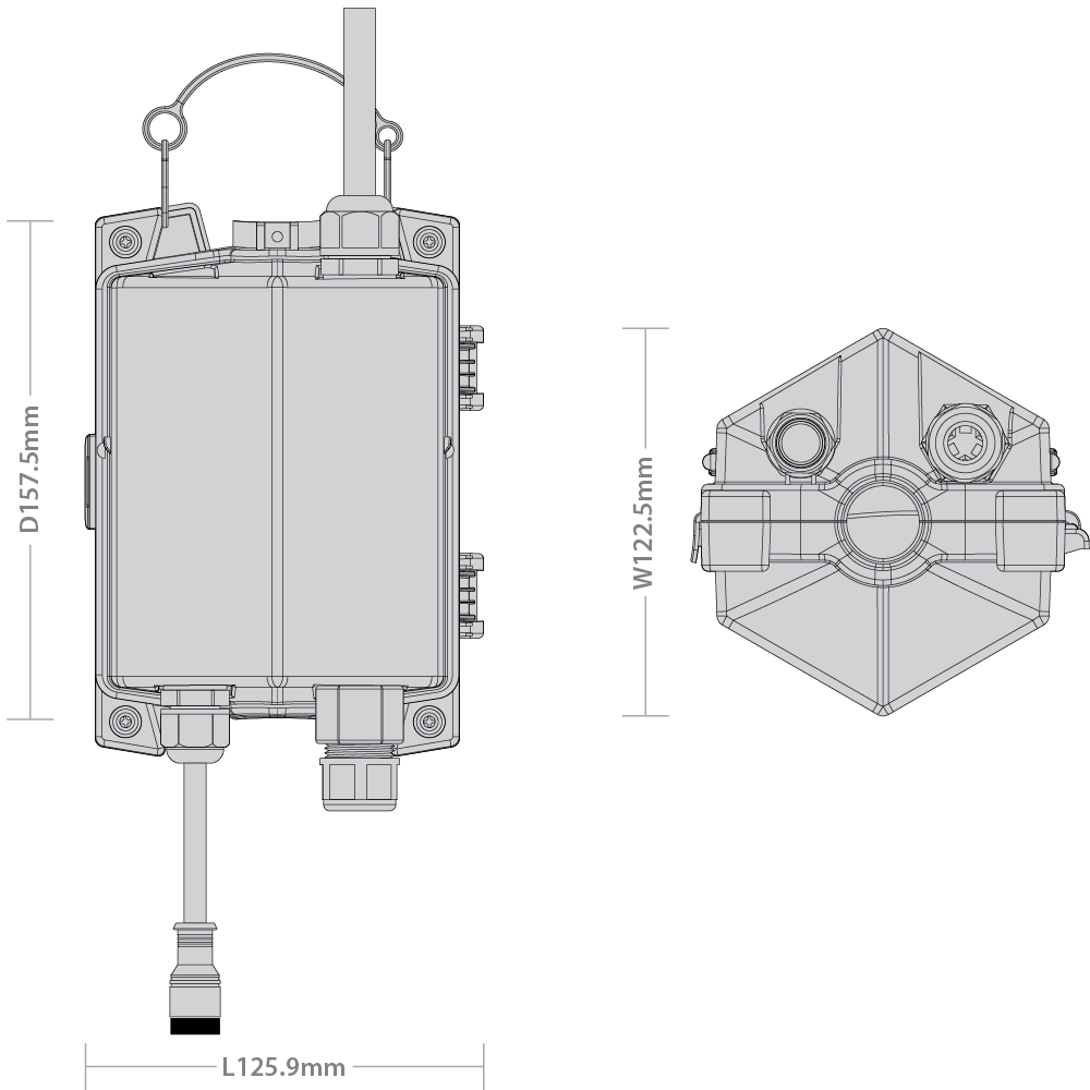 Titan Commando Emergency Kit IP65 3Hr 8W Self Test (DC)