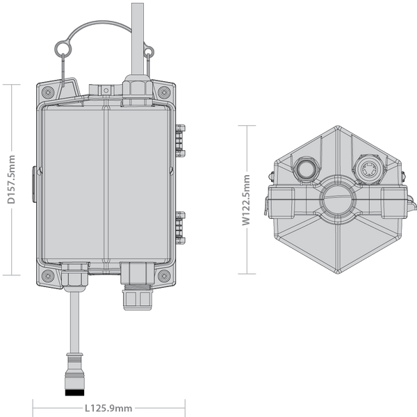 Titan Commando Emergency Kit IP65 3Hr 8W Self Test (DC)